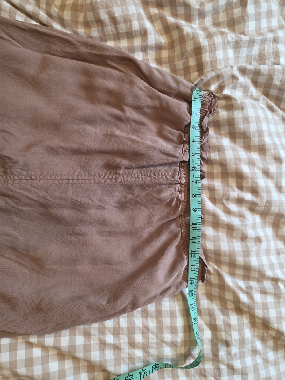 tentree Smocked Waist Midi Skirt in Rosewood - Picture 3 of 6